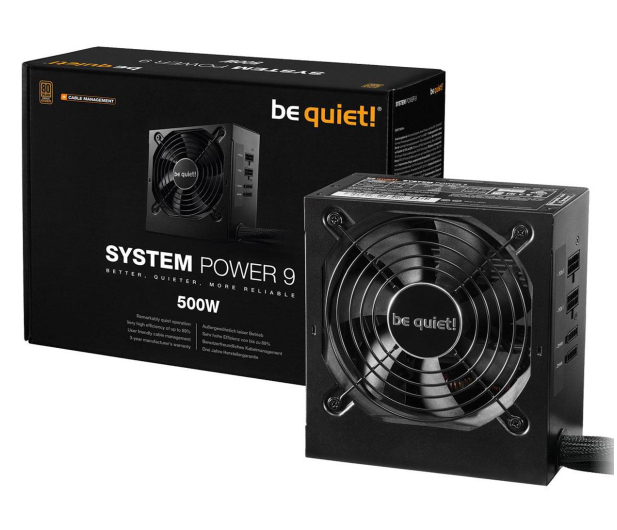 be quiet! System Power 9 500W CM 80 Plus Bronze - 509249 - zdjęcie 3